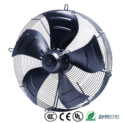 AC Axial Airflow Fan 500mm(20in) External Rotor Motor Powered Axial Fan